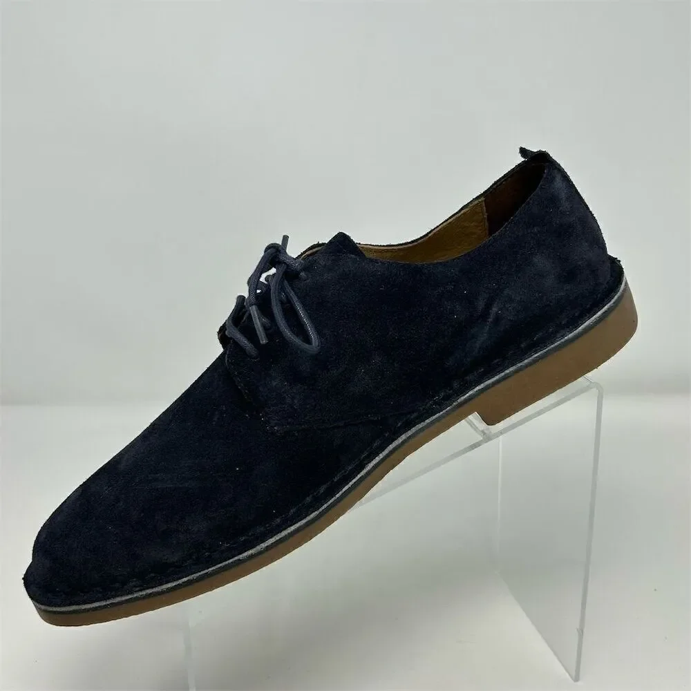 Florsheim Men's Blue Suede Slip-On Oxford Lace Up Shoes Size 11 Casual